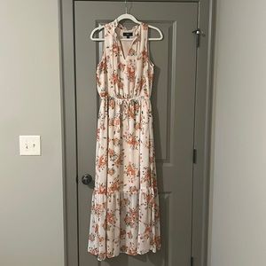 Target Mossimo | Peach floral maxi dress